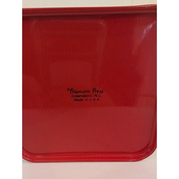 Vintage Christmas Geese Paper Coasters With Tin Potpourri Press Holiday 3.25" - Picture 12 of 15